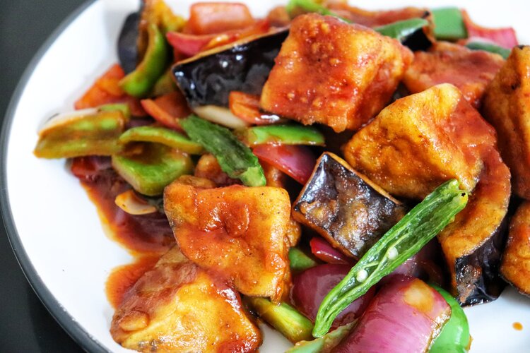 Tullyz Crispy Chilli Eggplant