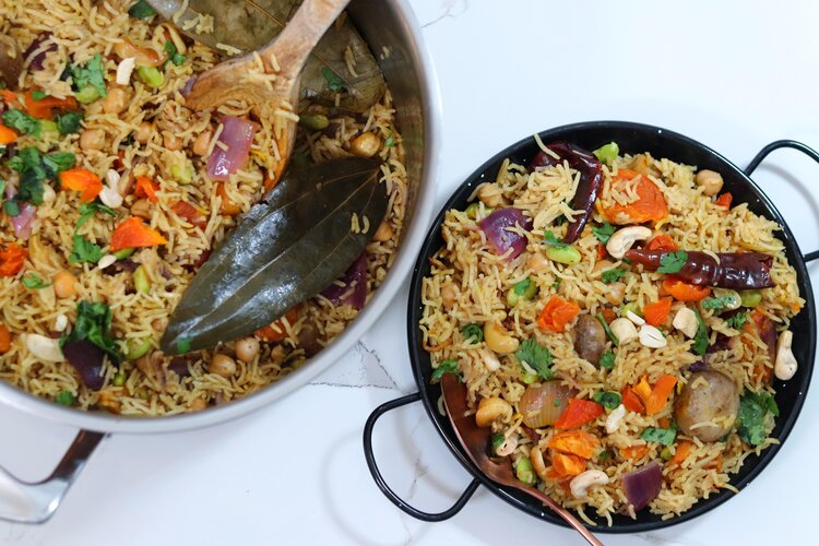 ONE-POT VEGAN BIRYANI
