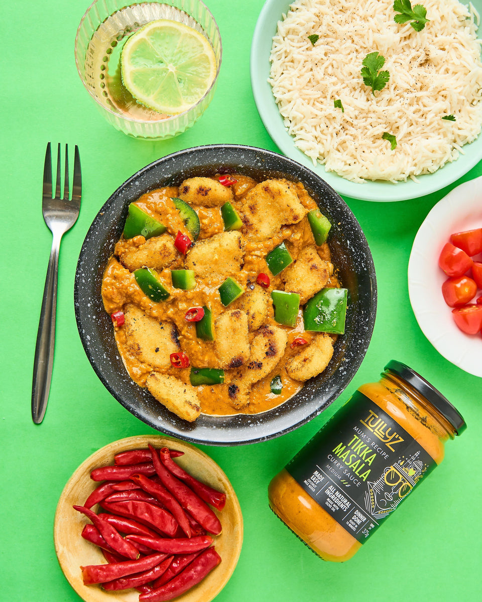 Tikka Masala Chicken Nugget Curry with Green Capsicum – Tully'z Kitchen