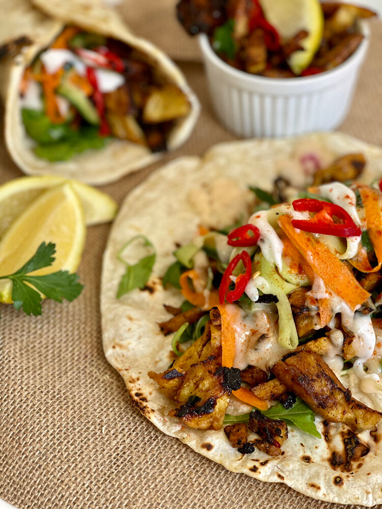 CRISPY THAI CHICKEN WRAPS