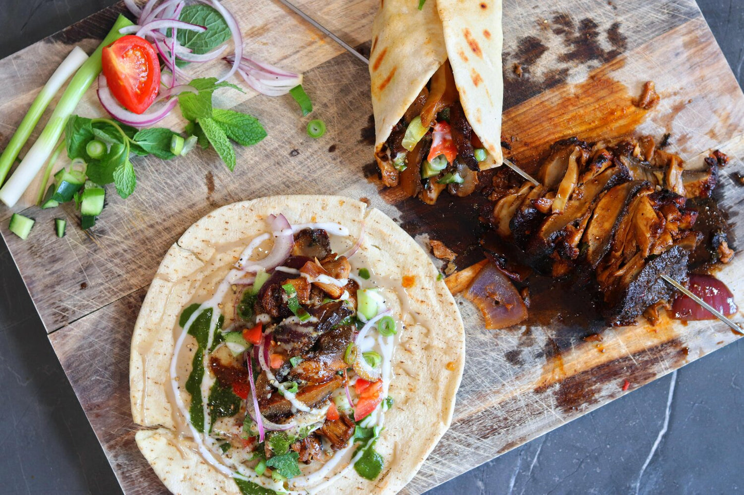 MUSHROOM SHAWARMA