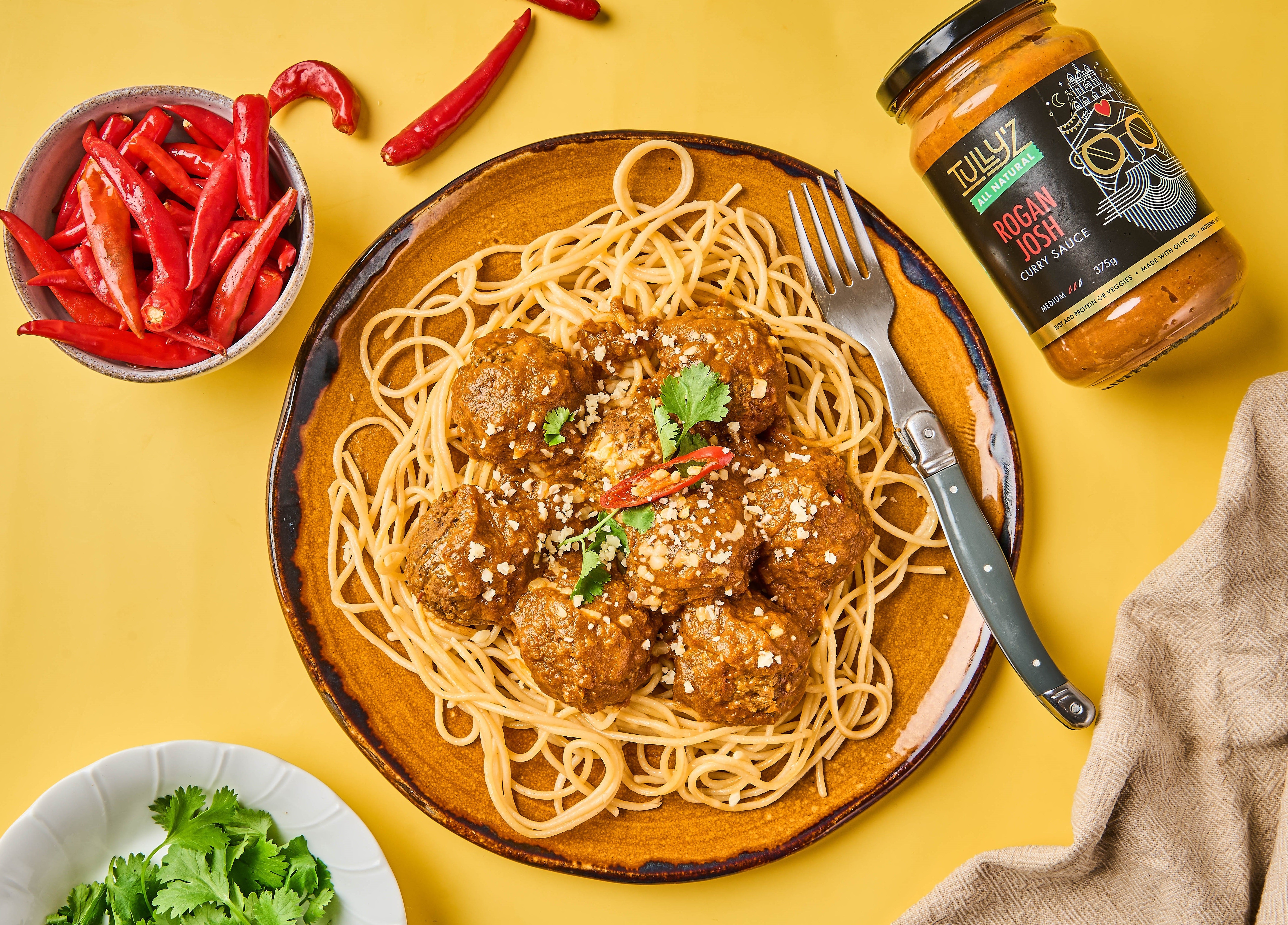 Mumbai Meatball Spaghetti – A Bold & Flavourful Fusion