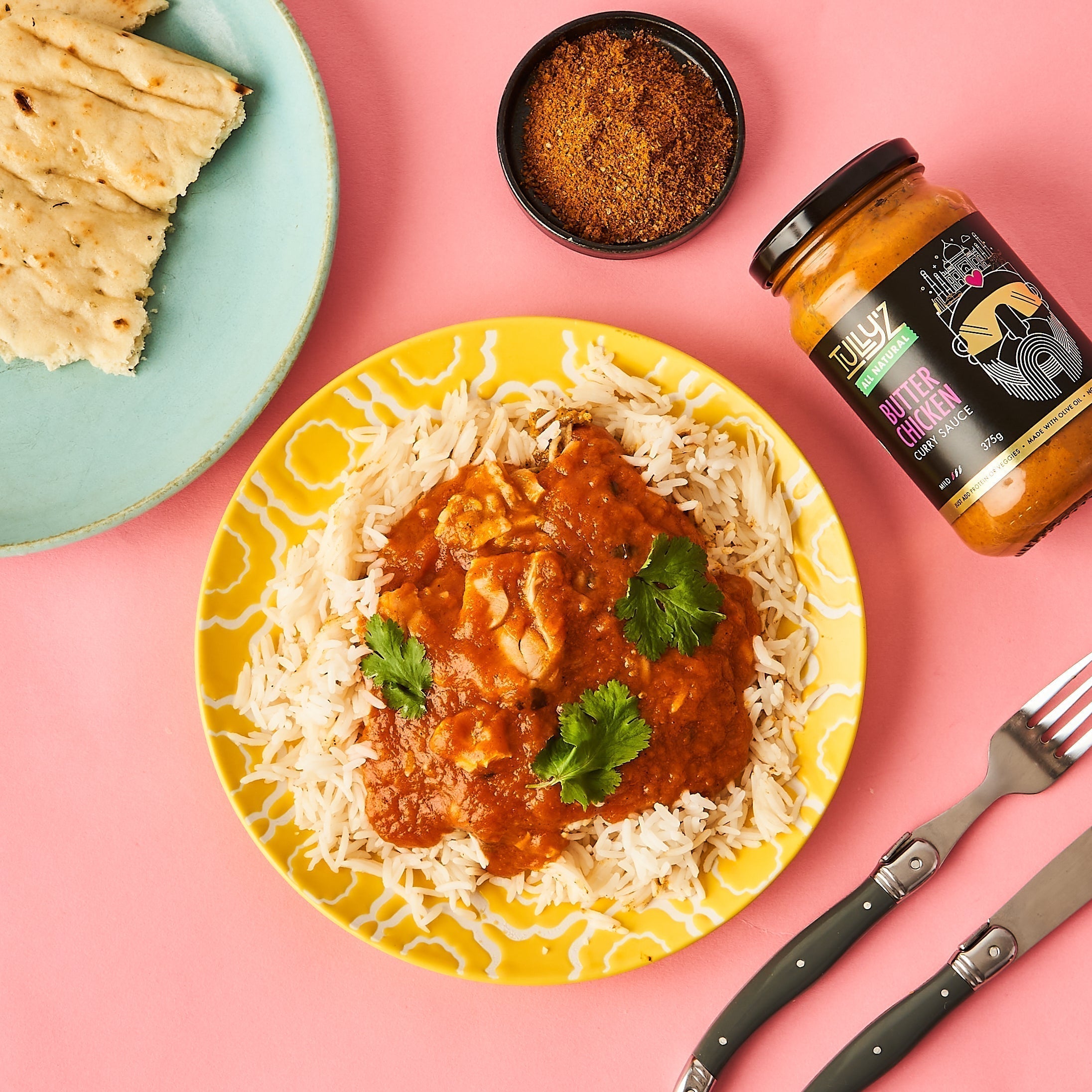 Butter Chicken Curry with Leftover Chicken and Coriander - A Quick and Delicious Meal