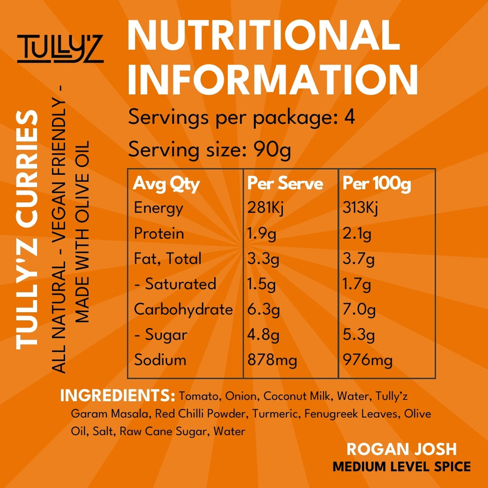 
                  
                    Tully’z Rogan Josh Curry Sauce
                  
                