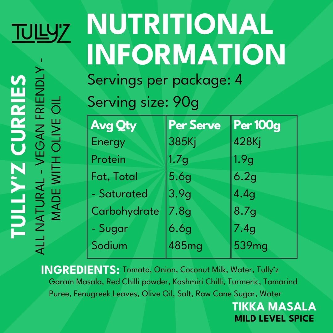 Tully’z Tikka Masala Curry Sauce
